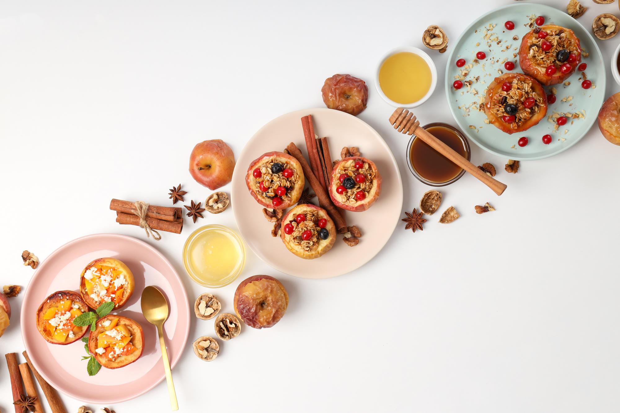 A set of plated dishes representing course outcomes